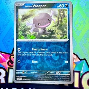 paldean wooper (058/091) - common — pokémon: paldean fates